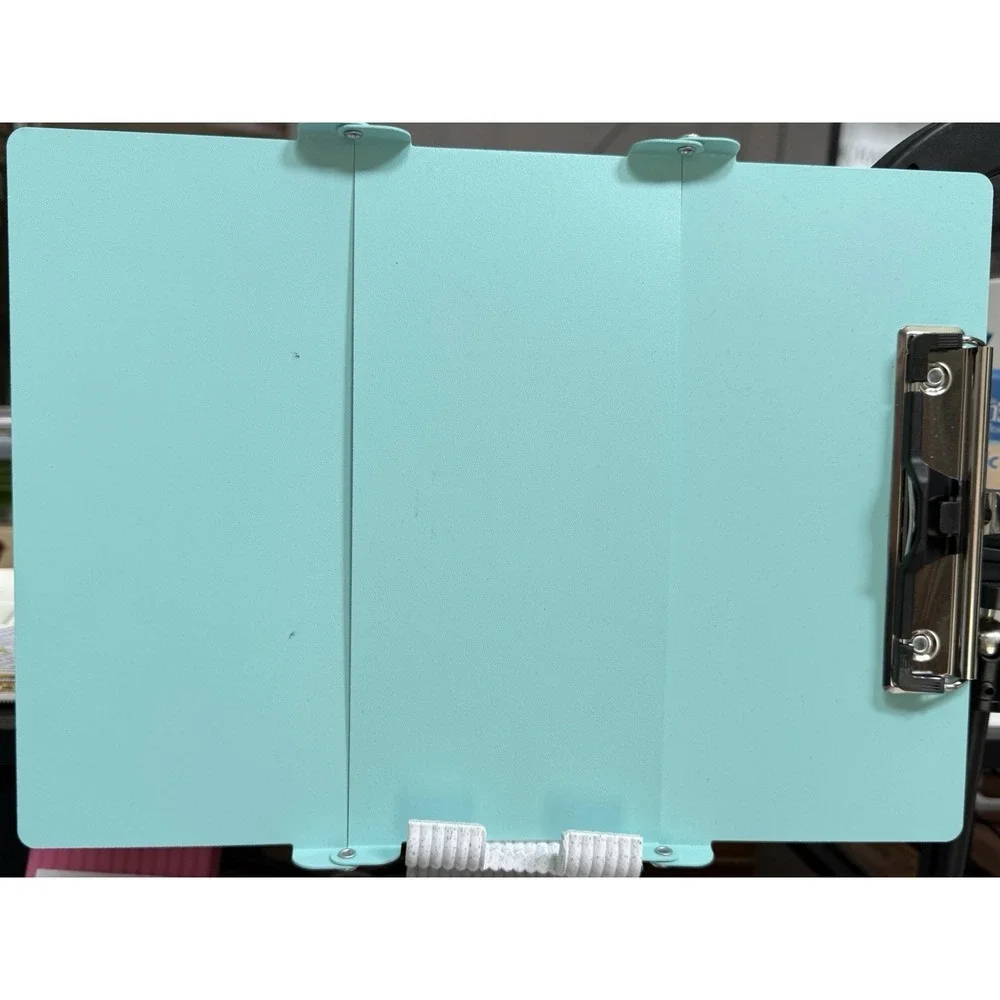 Nurse Foldable Metal Clipboard with Storage and Quick Access Medical References